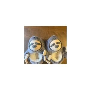 New Sloth Loafer Slippers Fuzzy Animal House Shoes Cozy Indoor  L (4/5)